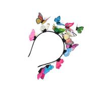 Cabilock Creative Butterfly Hair Band Comfortable to Wear Hair Accessory Lightweight Plastic Headband for Women and Girls for Special Occasions and Homecoming Events