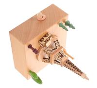 Cabilock Creative Music Box with Eiffel Tower Figurine for Birthdays Anniversaries and Valentine Day Relaxing Melodies for Special Moments and Decoration