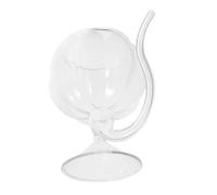Cabilock Creative Vampire Cocktail Glass with Sturdy Leaf Base Pumpkin Shape Built for Easy Cleaning and Stable Use Wine Glassware for Halloween Parties and Home Bars