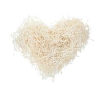 Cabilock Crinkle Paper Shredded Paper Gift Box Filler 1kg Ivory White for Wedding Box Decoration and Package Filling