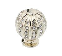 Cabilock Crystal Diamond Cabinet Knob Single Hole Handle for Drawer, Golden