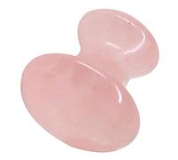 Cabilock Crystal Face Massager Mushroom Shape Rose Quartz Facial Massager 3.5x2x0.5in Precise Control Smooth Experience Portable Tool for Home on The Go