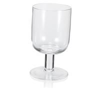 Cabilock Crystal Glass Ice Cream Cup Vintage Design 300ml Water Goblet Footed Cup