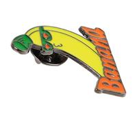 Cabilock Cute Banana Enamel Lapel Pin Brooch for Women with Alloy Material and Secure Backpack Zippers, Stylish Cartoon Fruit Badge for Banana Shirt Day and Versatile Use