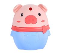 Cabilock Cute Pig Toothpick Holder Box, Pop-up Dispenser for Tabletop Use | PP Plastic Build, Blue Finish, Sanitary Single-pick Action, Protects Contents from Moisture