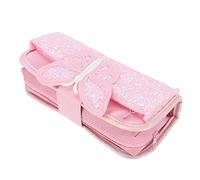 Cabilock Cute Pink Butterfly Pencil Case Large Capacity Stationery Bag Fashion Pencil Organizer for Boys and Girls Lightweight and Comfortable