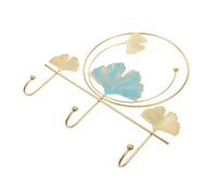 Cabilock Decorative Leaf Shape Wall Mounted Iron Hooks Space-Saving Coat Rack and Towel Holder for Bathroom and Entryway Key Storage Easy to Install Wall Hanging Hanger