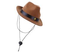 Cabilock Decorative Pet Hat Cat Hat Wear-resistant Adjustable Strap High-grade Polyester Star-shaped Design for Party Or Gathering Suitable for Pets