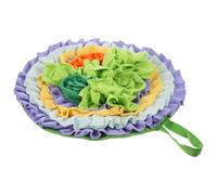 Cabilock Decorative Plush Foraging Mat Rabbit Slow Eating Interactive Feeding Pad Get Rid of Boredom Suitable for Rabbits and Hamsters