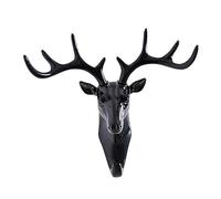 Cabilock Deer Head Pendant Antler Shape Hook Wall Hook and Clothes Coat for Retro Decor for Home Bedroom Office Use As Hat Holder Decorative Deer Antlers Hanging Adornment