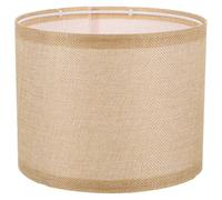 Cabilock Desk Lamp Shade Detachable Lampshade E27 Linen Drum Shape Lightweight Soften Lights Simple Design for Bedroom and Living Room Table Floor Lamps