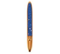Cabilock Diamond Bling Glitter Liquid Eyeliner Self-adhesive No Glue Eye Lining Pen Blue Sparkle Gold Finish Makeup Accessory for Women Party and Daily Use