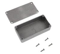 Cabilock Diecast Aluminum Stomp Box Enclosure Silver Guitar Effect Pedal Case Wear-resistant DIY Project Box