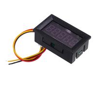 Cabilock Digital Voltmeter High Precision Voltage for Positive and Negative Dc Measurement with LED Display Panel Accurate Electronic Testing Tool for Lab and Repair Use