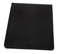 Cabilock Disabled Certificate Protector Soft Leather Badge Holder with Multiple Card Slots Anti-Lost Id Card Compact Black Wallet for Disabled and Office Use