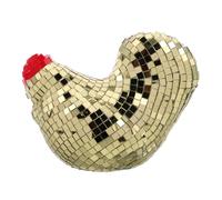 Cabilock Disco Ball Chicken Ornament Home Decor Cute Chicken Shape for Desktop Windowsill