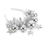 Cabilock Disco Headband Sparkling Balls Tinsel Hair Accessory for Women Party Dance Performance Headband Christmas Eve Disco Theme