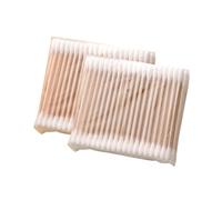 Cabilock Disposable for Applying Creams and Arts and Crafts Double-ended 5pack Cotton Swabs Soft Cotton and Wood Material for Ear Cleaning and Makeup Application