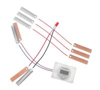 Cabilock DIY Fruit Battery Science Experiment Kit with Orange Lemon Potato Educational Physics for Students Electronic Clock Science Kit for Teaching Learning Scientific Principles at Home