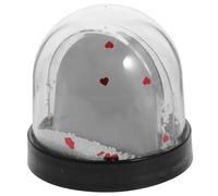 Cabilock DIY Snow Globe Kit with Sublimation Photo Snow Globe Mini Made of Plastic and Paper for Home and Christmas Decoration