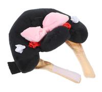 Cabilock Dog Cosplay Headdress Pet Headpiece in Geisha Style with Comfortable Polyester Fabric, Easy to Wear and Remove, for Weekend Parties and Christmas Celebrations