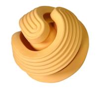 Cabilock Dog Train Interactive Plaything 100% Rubber Slow Feed Puzzle Ball Foraging Mental Exercise Hide Snacks Or Small Pet Dogs