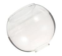 Cabilock Double-Hole Round Glass Globe Lampshade Replacement with Dual Openings Transparent Windproof Lamp Cover for Pendant Ceiling Light Elegant Modern Decorative Shade for Home and