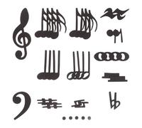 Cabilock Double Sided Music Note Magnets for Classroom Whiteboard Magnetic Staff Symbols Set Reusable Educational Tools for Music Theory Students