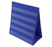 Cabilock Double-Sided Pocket Chart Stand for Classroom Desktop Stable Triangular Design Teaching Display Organizer with Expanded Capacity for Cards Notes Homework Office and Study Use