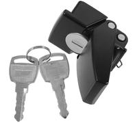 Cabilock Drawer Lock for Electrical Boxes and Cabinets Easy to Install Black Aluminum Alloy and Iron Lock with Keys with Great Reliability for Toolbox Door