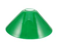 Cabilock E27 Green Glass Lampshade Retro Cone Replacement for Table Lamps Banker Lamp Shade Industrial Decorative Light Cover for Dining Room