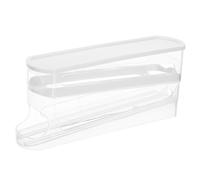 Cabilock Egg Holder for Kitchen and Fridge with Tiered Design Pp Material Easy to Clean Egg Storage Rack Minimalist White for Refrigerator