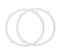 Cabilock Electric Pressure Cooker Silicone Seal Ring 2PCS Replacement Gasket Fits 5L/6L Compatible Easy Installation
