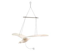 Cabilock Elegant Wooden Bird Pendant Adorn Wall Hanging Decor Home Decor Bedroom Ornament