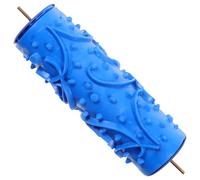 Cabilock Embossed Paint Roller with Rubber Head for Home Wall Decoration, Lightweight Grain Pattern Painting Roller for DIY Painter and Decorative Art Texture Application