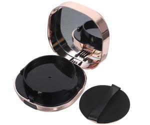 Cabilock Empty Cushion Compact Case Loose Powder Puff Container Plastic Lightweight Sleek Stylish Design Good Sealing Lasting Serving Life for Household Using with Powder Puff