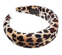 Cabilock Enough Quantity Fashion Hairband Leopard Headband Comfortable Wearing Suitable for A Variety of Hairstyles Lint Sponge Plastic Women Dating School Party Hairband Adult Headbands
