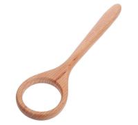 Cabilock Ergonomic Wooden Dough Whisk Hand Mixer with Non-Stick Head for Bread and Sourdough Mixing Kitchen Tool for Baking and Stirring