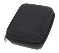 Cabilock Eva Zipper Small Items Storage Bag Hard Disc Storage Case Portable Digital Product Organizer Black Sorting Electronic Accessories Business Trip Use