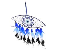 Cabilock Evil Eye Dream Catcher Wall Hanging for Adults Multifunctional Home and Office Decor Handmade Macrame Wall Ornament Meaningful Gift to Capture Beautiful Dreams and Ward Off