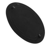 Cabilock Exfoliating Back Scrubber Shower Brush with Riveted Black Circle Pad, Powerful Mud Removal Body Scrubbers for Men and Women, Home Bath Towel Suitable for Shower Cleaning