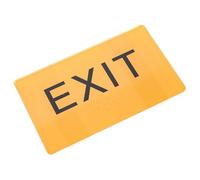 Cabilock Exit Sign for Visually Impaired Simple Stylish Design Acrylic Braille with Raised Letters, Tool for Independence and Navigation Suitable for Public Spaces and Malls