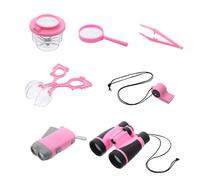 Cabilock Explorer Bug Catching Kit for Outdoor Nature Exploration with Magnifying Glass Binoculars Compass Safety Whistle Tweezers Flashlight Stem Educational Science for Boys