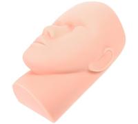 Cabilock Eyelash Mannequin Head for Lash Extension Training with Sturdy Material Makeup Practice Tool for Beginners and Professional Lash Technicians Reusable Practice Face