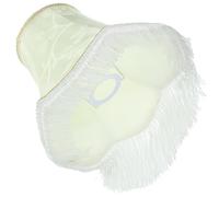 Cabilock Fabric Lampshade Iron and Cloth Material for Vintage and Lamps Victorian Style with Fringe Tassel with Wide Applications Suitable for Hotel Decor and Table Lamp Shades
