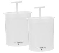 Cabilock Facial Foam Maker Cups 2pcs White Portable Face Wash Foamer for Skincare Cleansing at Home and Travel