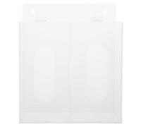 Cabilock Facial Mask Storage Cabinet Acrylic Wall-mountable Case with Dustproof Protection and Versatile Placement for Office and School