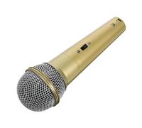 Cabilock Fake Microphone Prop for Costume Realistic Simulation Model Design for Parties Halloween and Cosplay Plastic Microphone for Performance and Interview Scenarios