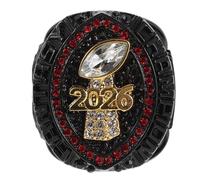 Cabilock Fantasy Comfortable Championship for 11 Ring Size League Soccer with Wear and Precision Craftsmanship Black Zinc Alloy Football Trophy Winner Awards Ceremony