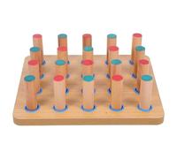 Cabilock Finger Rehabilitation Training Board for Hand Flexibility Wooden Pegboard Dexterity Exercises for Finger Strength Trainer and Therapy for Stroke Rehab Equipment for Hand